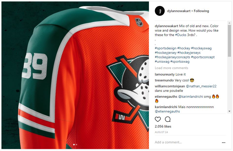 UNOFFICiAL ATHLETIC  Anaheim Ducks Rebrand