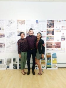 This year's Distinguished Student Award Winners, Jamie Wesolowski (left), Ryan Morley (center), Melanie Biggs (right).