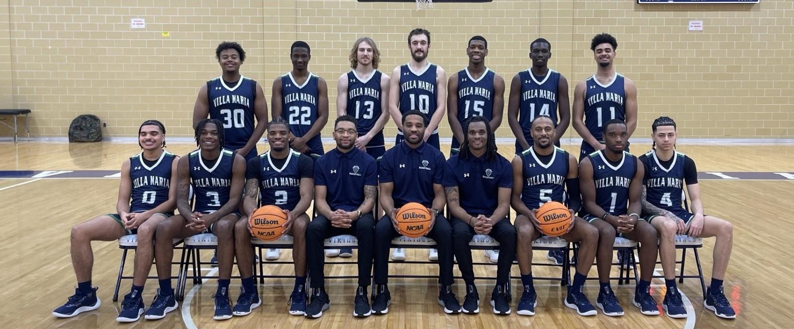 Villa Vikings Men's Basketball Team Photo